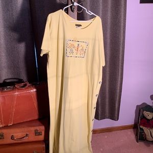 Beach dress or coverup. Long and comfy.